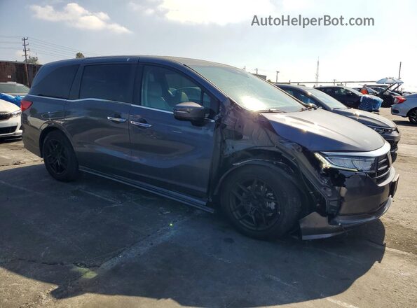 5FNRL6H80RB026527 2024 HONDA ODYSSEY Gray Front right