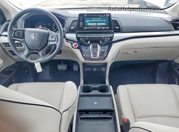 5FNRL6H80SB013489 2025 HONDA ODYSSEY Silver Առջևի վահանակի տեսք