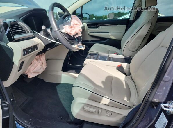 5FNRL6H80SB063440 2025 HONDA ODYSSEY Teal Вид салону спереду
