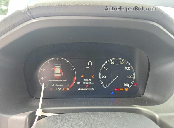 5FNRL6H80SB063440 2025 HONDA ODYSSEY Teal Вид щитка приладів