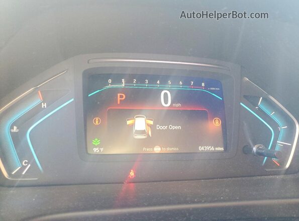 5FNRL6H81PB025853 2023 HONDA ODYSSEY Gray ხელსაწყოთა პანელის ხედი
