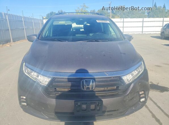 5FNRL6H81PB025853 2023 HONDA ODYSSEY Gray წინა ხედი