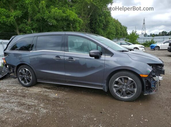 5FNRL6H81PB501633 2023 HONDA ODYSSEY Gray Front right