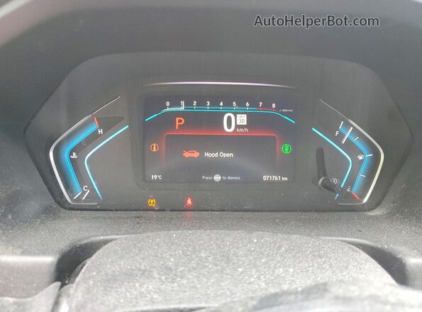 5FNRL6H81PB501633 2023 HONDA ODYSSEY Gray Instrument cluster view