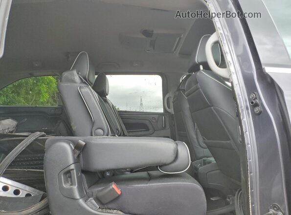 5FNRL6H81PB501633 2023 HONDA ODYSSEY Gray Rear interior view
