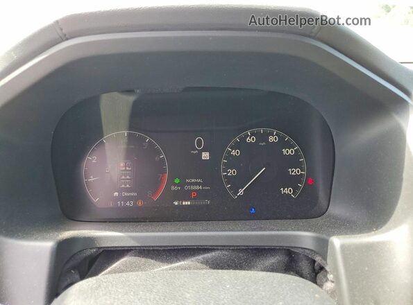 5FNRL6H81SB006387 2025 HONDA ODYSSEY Silver Widok zestawu wskaźników