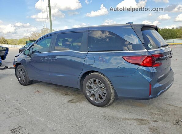 5FNRL6H81SB042791 2025 HONDA ODYSSEY Blue Trasero izquierdo