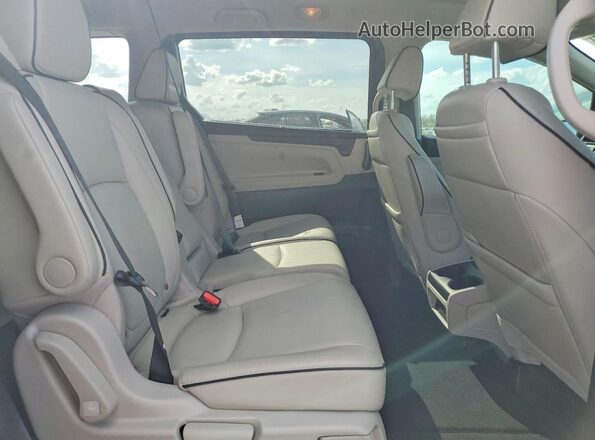 5FNRL6H81SB042791 2025 HONDA ODYSSEY Blue Vista interior trasera