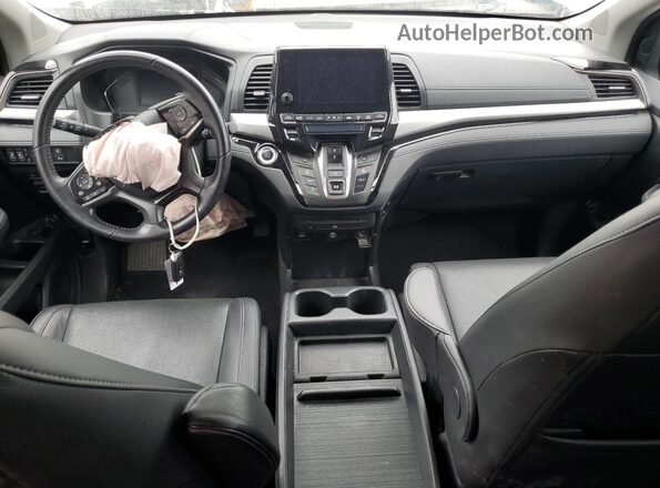 5FNRL6H82NB056204 2022 HONDA ODYSSEY Белый Вид панели приборов