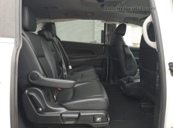 5FNRL6H82NB056204 2022 HONDA ODYSSEY Белый Вид задней части салона