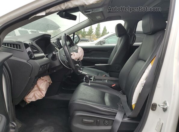 5FNRL6H82NB056204 2022 HONDA ODYSSEY Белый Вид салона спереди
