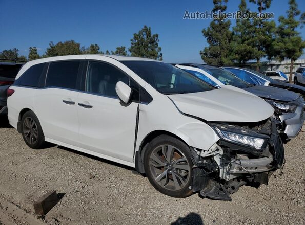 5FNRL6H82NB056204 2022 HONDA ODYSSEY Белый Передняя правая четверть