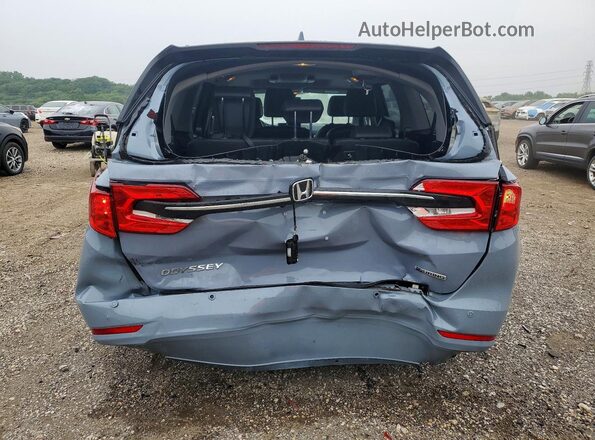 5FNRL6H82PB070333 2023 HONDA ODYSSEY Blue Rear view