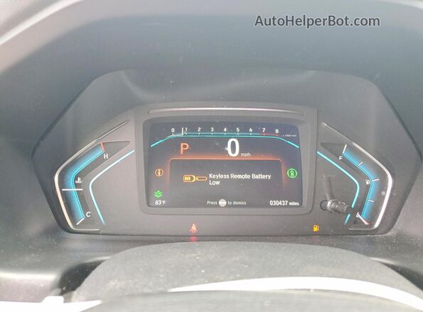 5FNRL6H82PB070333 2023 HONDA ODYSSEY Blue Instrument cluster view