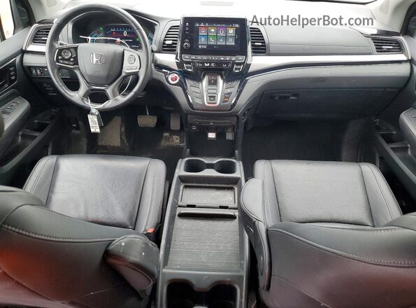 5FNRL6H82PB070333 2023 HONDA ODYSSEY Blue Dashboard view