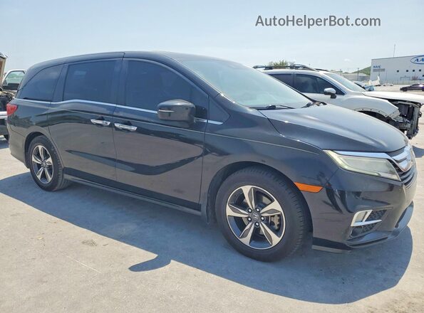 5FNRL6H83JB021682 2018 HONDA ODYSSEY Black Delantero derecho
