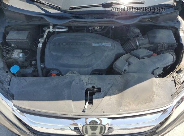 5FNRL6H83JB021682 2018 HONDA ODYSSEY Black Vista del compartimento del motor