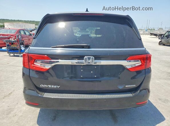 5FNRL6H83JB021682 2018 HONDA ODYSSEY Black Vista trasera