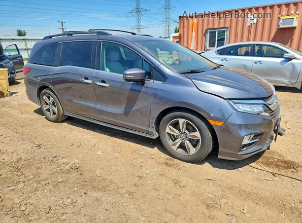 5FNRL6H83JB021942 2018 HONDA ODYSSEY Gray Przód prawy