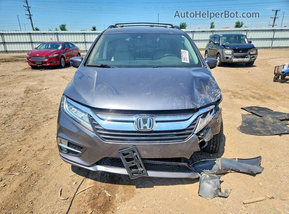 5FNRL6H83JB021942 2018 HONDA ODYSSEY Gray Widok z przodu