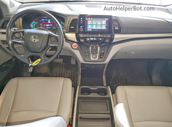 5FNRL6H83JB049658 2018 HONDA ODYSSEY Silver წინა პანელის ხედი