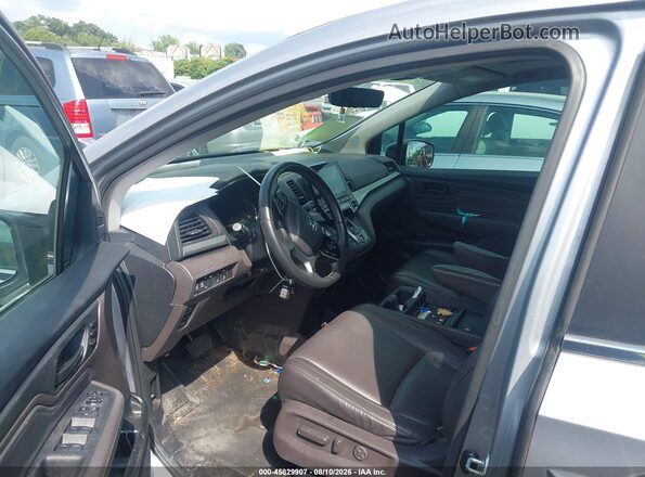 5FNRL6H83JB052107 2018 HONDA ODYSSEY Gray წინა სალონის ხედი