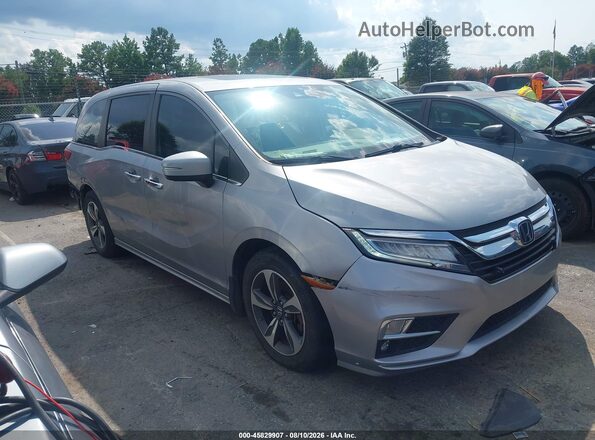 5FNRL6H83JB052107 2018 HONDA ODYSSEY Gray უკანა სალონის ხედი