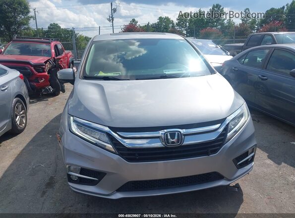 5FNRL6H83JB052107 2018 HONDA ODYSSEY Gray ხელსაწყოთა პანელის ხედი