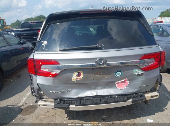5FNRL6H83JB052107 2018 HONDA ODYSSEY Gray წინა ხედი
