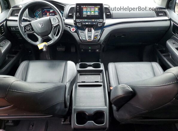 5FNRL6H83MB027745 2021 HONDA ODYSSEY Black Dashboard view