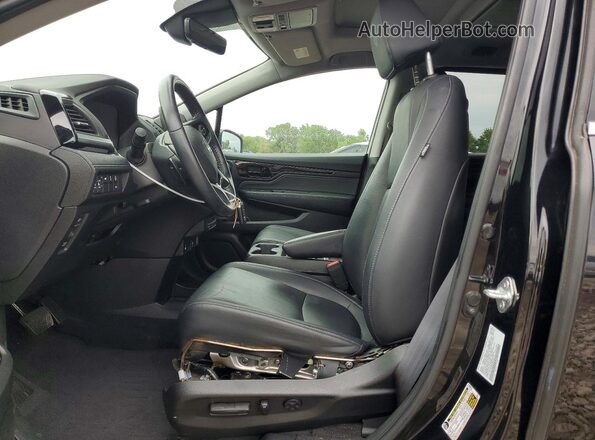 5FNRL6H83MB027745 2021 HONDA ODYSSEY Black Front interior view