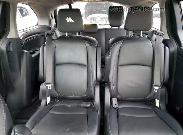 5FNRL6H83MB027745 2021 HONDA ODYSSEY Black Rear seats view
