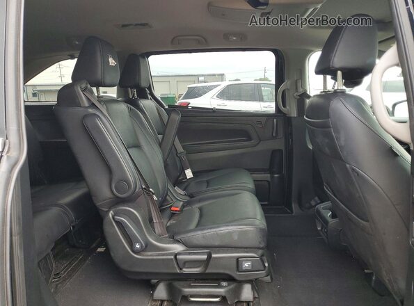 5FNRL6H83MB027745 2021 HONDA ODYSSEY Black Rear interior view
