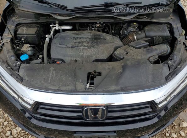 5FNRL6H83MB027745 2021 HONDA ODYSSEY Black Engine compartment view