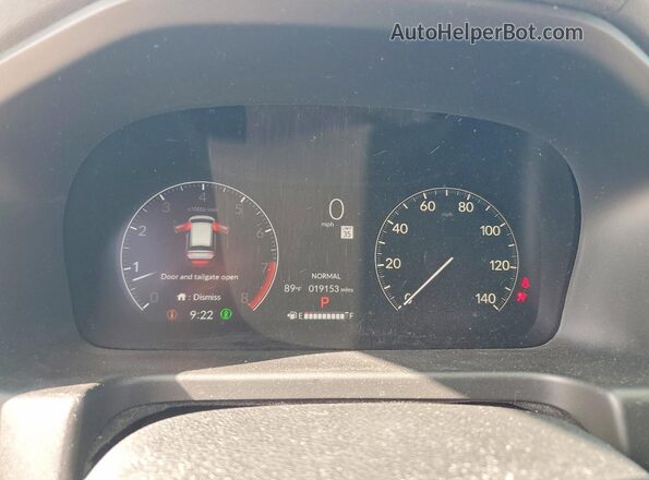 5FNRL6H83SB025555 2025 HONDA ODYSSEY Black Սարքավորումների վահանակի տեսք