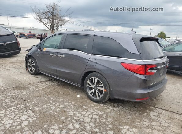 5FNRL6H84MB033988 2021 HONDA ODYSSEY Серый Передняя правая четверть