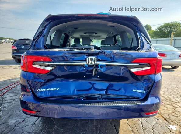 5FNRL6H84NB044670 2022 HONDA ODYSSEY Blue უკანა ხედი