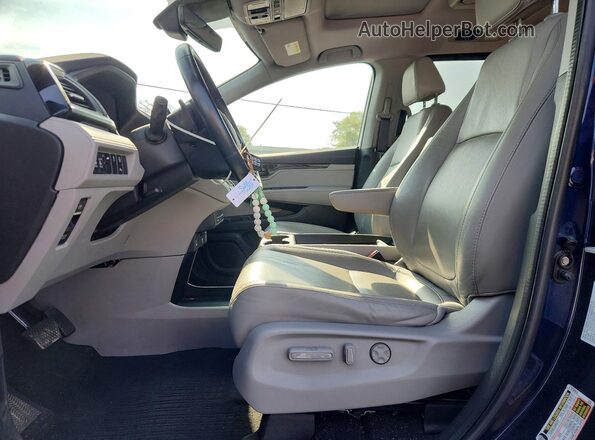 5FNRL6H84NB044670 2022 HONDA ODYSSEY Blue წინა სალონის ხედი