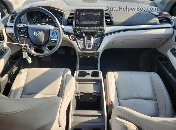 5FNRL6H84NB044670 2022 HONDA ODYSSEY Blue წინა პანელის ხედი