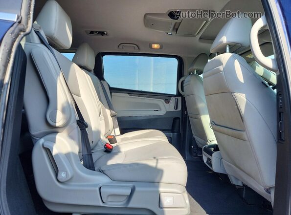 5FNRL6H84NB044670 2022 HONDA ODYSSEY Blue უკანა სალონის ხედი