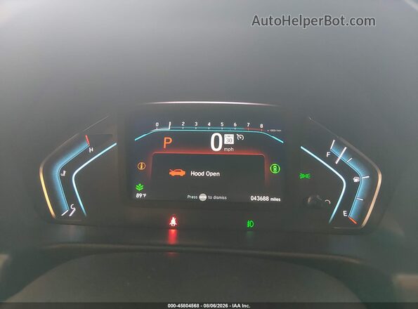 5FNRL6H84NB057547 2022 HONDA ODYSSEY Red Widok tylnych siedzeń