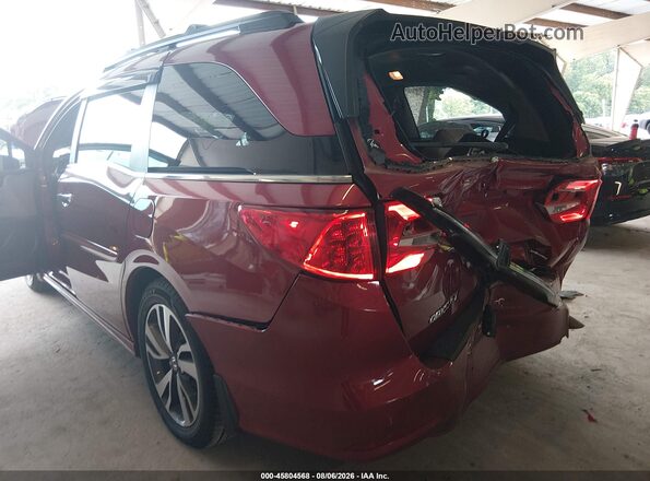 5FNRL6H84NB057547 2022 HONDA ODYSSEY Red Widok z przodu