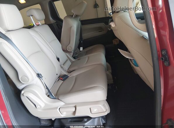 5FNRL6H84NB057547 2022 HONDA ODYSSEY Red Widok naklejki z numerem VIN