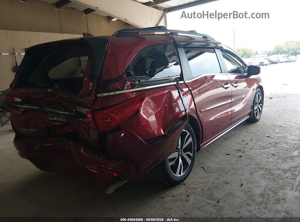 5FNRL6H84NB057547 2022 HONDA ODYSSEY Red Tył prawy