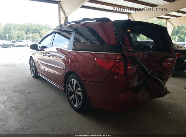 5FNRL6H84NB057547 2022 HONDA ODYSSEY Red Tył lewy