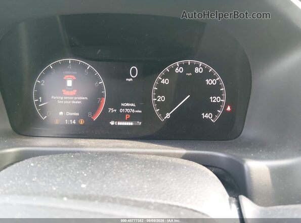 5FNRL6H84SB068169 2025 HONDA ODYSSEY Gray Widok tylnych siedzeń