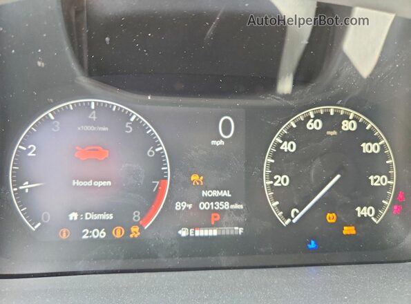 5FNRL6H84TB038199 2026 HONDA ODYSSEY White Widok zestawu wskaźników