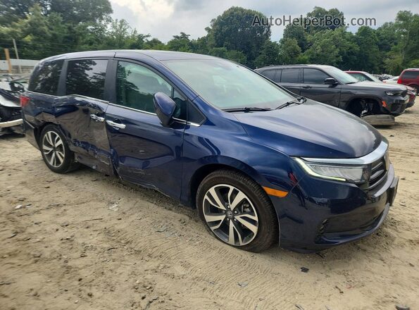 5FNRL6H85PB073971 2023 HONDA ODYSSEY Blue Передня права чверть