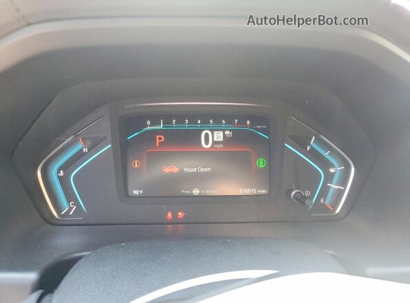 5FNRL6H85RB039032 2024 HONDA ODYSSEY Charcoal Instrument cluster view