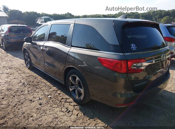 5FNRL6H86JB046155 2018 HONDA ODYSSEY Серый Задняя левая четверть